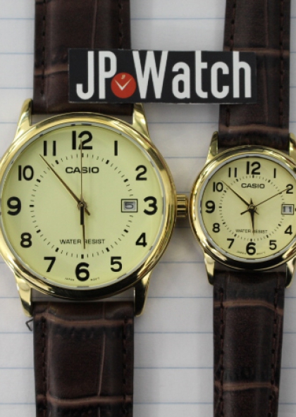 Cặp đồng hồ đôi Casio MTP-V002GL-9BUDF+LTP-V002GL-9BUDF