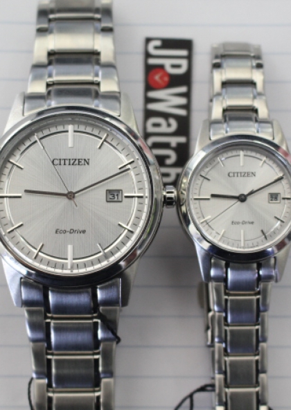 Cặp đồng hồ đôi Citizen Eco-Drive AW1231-58A+FE1081-59A