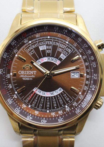 Đồng hồ cơ Orient nam lịch vạn niên FEU07003TX
