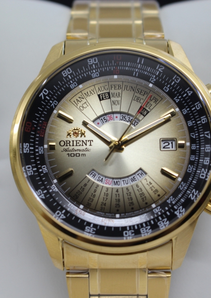 Đồng hồ cơ Orient nam lịch vạn niên FEU07004UX