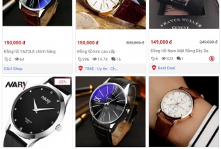 Đồng hồ dây da nam giá 150k - Có nên mua?