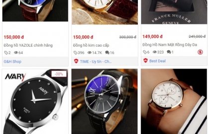 Đồng hồ dây da nam giá 150k - Có nên mua?
