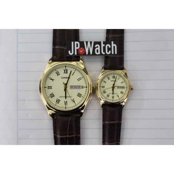 Cặp đồng hồ đôi Casio MTP-V006GL-9BUDF+LTP-V006GL-9BUDF