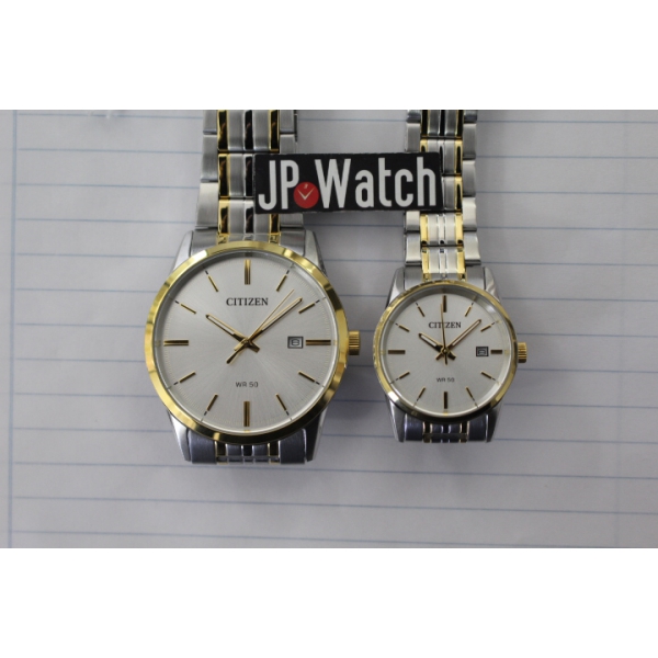 Cặp đồng hồ đôi Citizen BI5004-51A+EU6004-56A