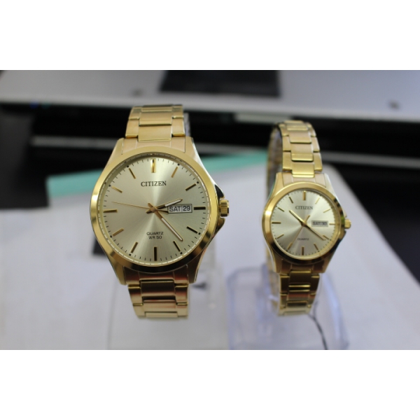Cặp đồng hồ đôi Citizen EQ0593-85P+BF2003-84P