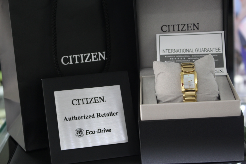 Bộ đồng hồ Citizen nữ Eco-Drive EG2973-55D