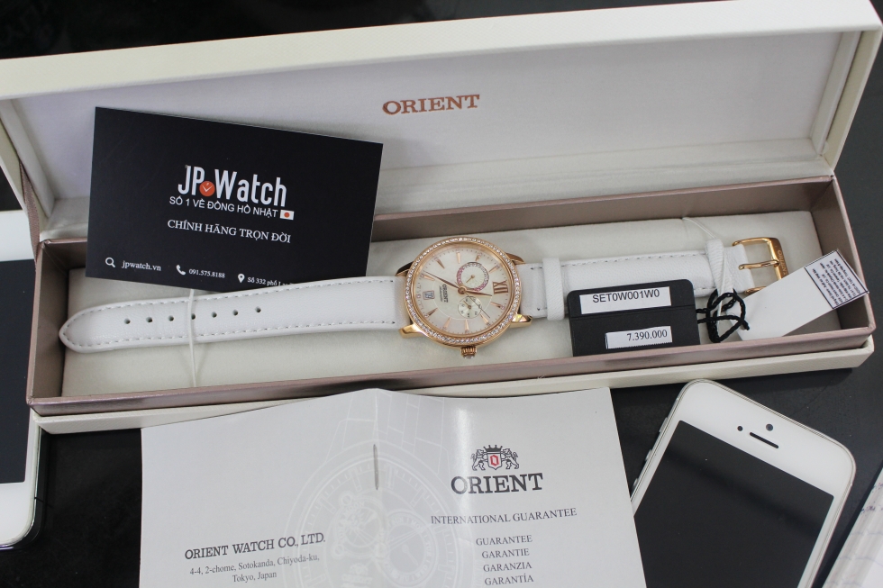 Bộ đồng hồ cơ Orient nữ SET0W001W0