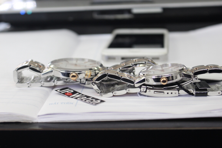 Độ dày mặt cặp đồng hồ đôi Orient FUNG8001W0 và FUNG7001W0