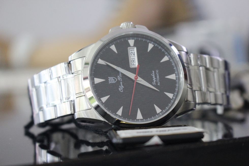 Đồng hồ nam dây kim loại Olym Pianus 990-08AMS