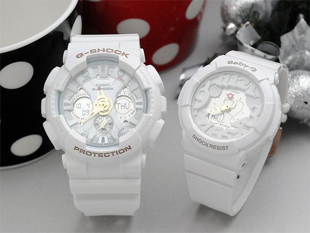 đồng hồ cặp đôi màu trắng dễ thương