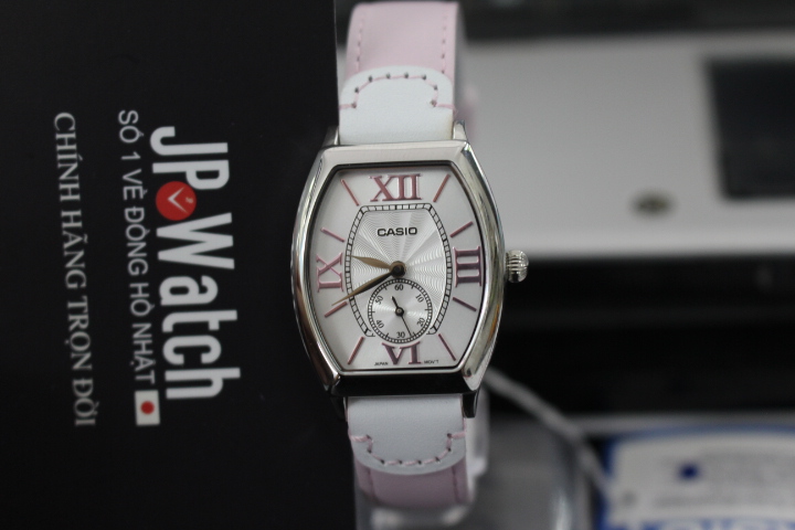 Đồng hồ Casio nữ màu hồng LTP-E114L-4A1DF