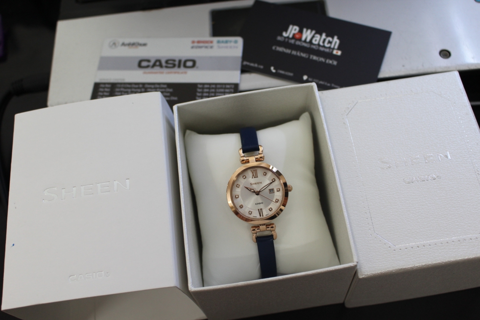Đồng hồ nữ Casio Sheen SHE-4055PGL-7AUDF chính hãng
