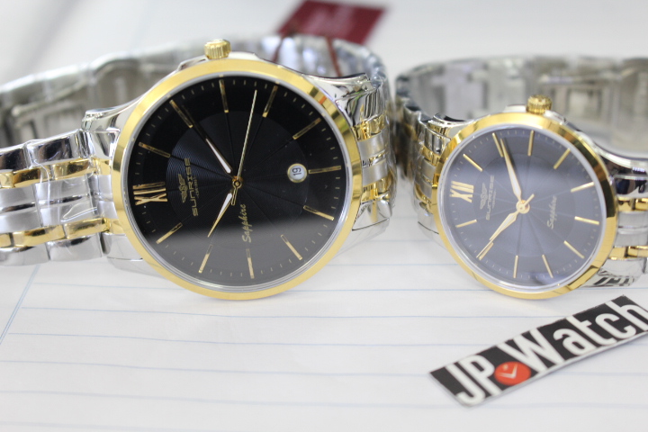 Nét tinh tế của cặp đồng hồ đôi Sunrise SG.SL9001.1201