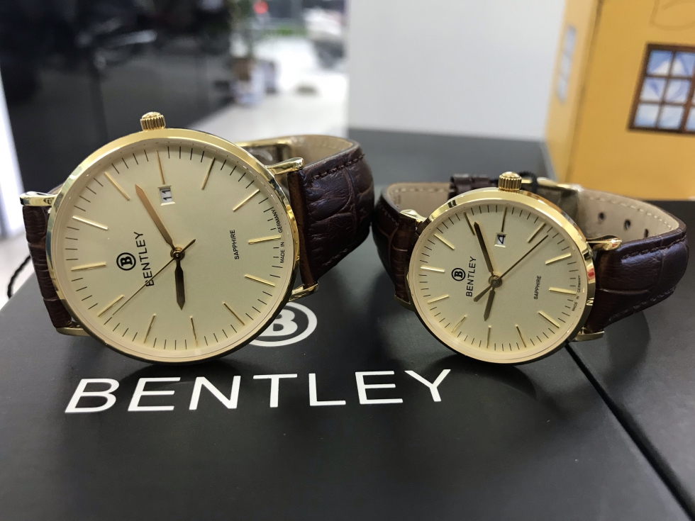 Cặp đồng hồ đôi Bentley BL1805-20LBKID chính hãng giá rẻ