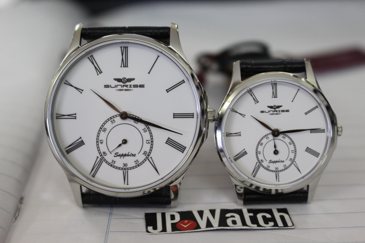 Nét tinh tế của cặp đồng hồ đôi Sunrise SG.SL1122.4102 