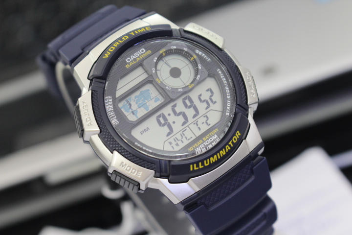 Phong cách thể thao của đồng hồ Casio nam AE-1000W-2AVDF