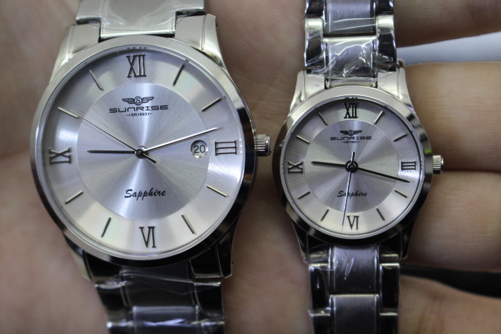 Vẻ đẹp của cặp đồng hồ đôi Sunrise SG.SL8101.1102