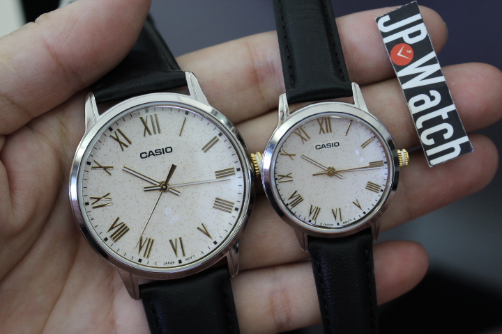 Vẻ đẹp thanh lịch của cặp đồng hồ đôi Casio MTP-TW100L-7A1VDF+LTP-TW100L-7A1VDF