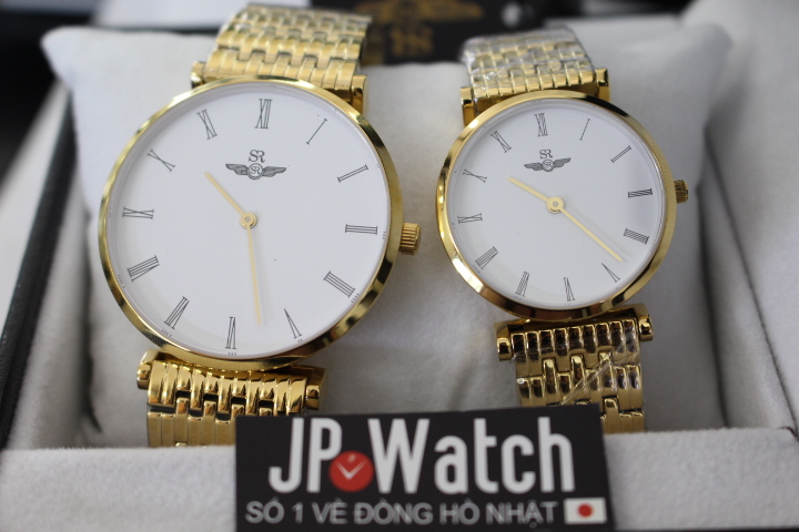 Vẻ sang trọng của cặp đồng hồ đôi Sunrise SG.SL8702.1402