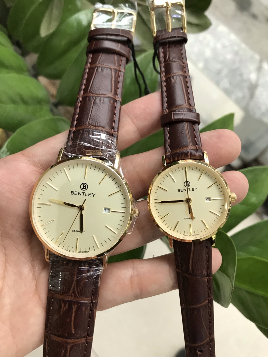 Cặp đồng hồ đôi Bentley BL1805-20LBKID chính hãng