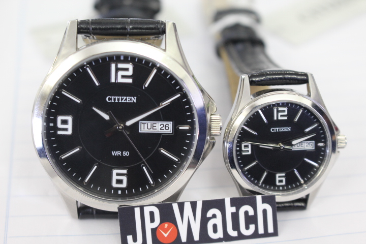 Vẻ tinh tế của cặp đồng hồ đôi Citizen BF2001-04E+EQ0591-13E