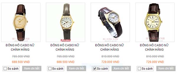 Đồng hồ Casio Hà Nội dưới 1 triệu - JPWatch