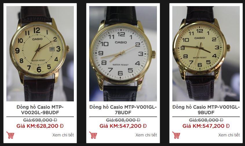 Các mẫu đồng hồ nam dây da giá dưới 1 triệu tại JPWatch