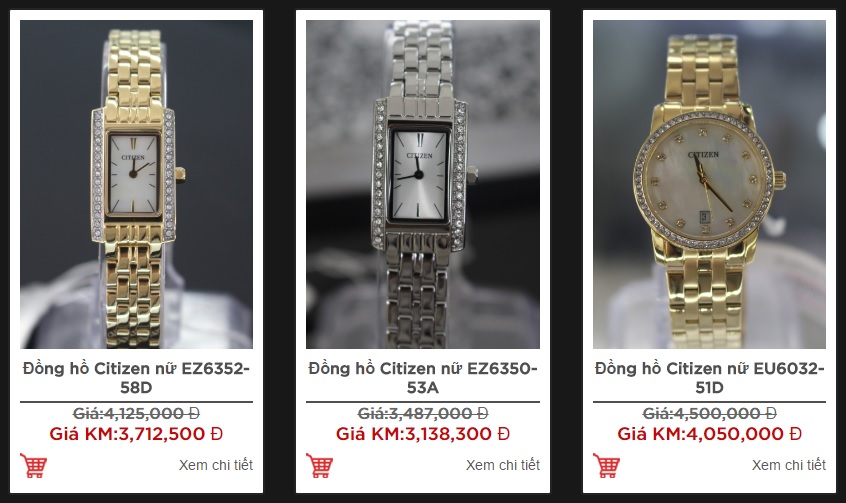 Một vài mẫu đồng hồ nữ hàng hiệu giá rẻ từ 3 - 5 triệu của JPWatch
