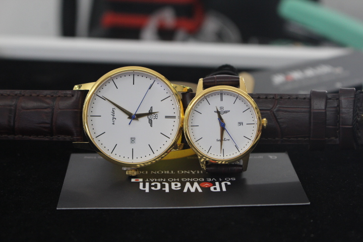 Thiết kế đơn giản nhưng đầy hấp dẫn của cặp đồng hồ đôi SR Watch SG1055.4602TE và SL1055.4602TE